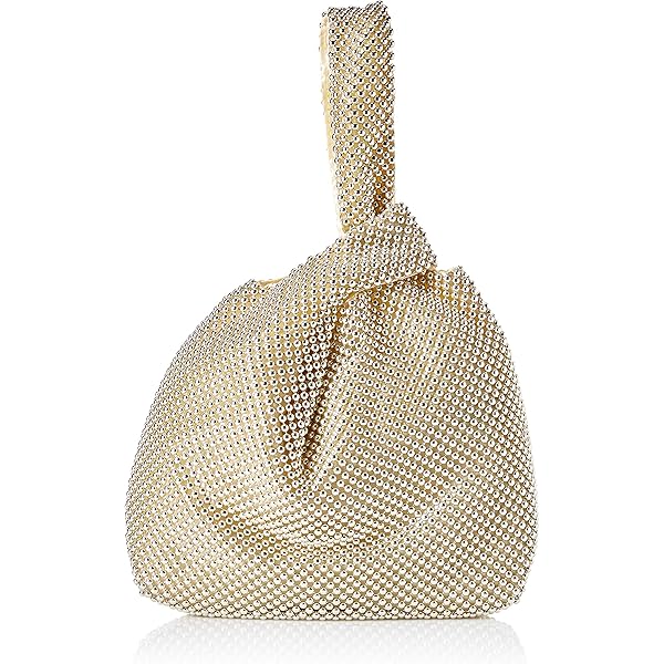 Jessica McClintock Staci Mesh Wristlet Pouch, Black